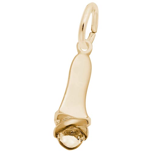 14K Gold Sandal Charm by Rembrandt Charms 14K Gold Sandal Charm by Rembrandt Charms