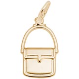 10K Gold Messenger Purse Charm by Rembrandt Charms
