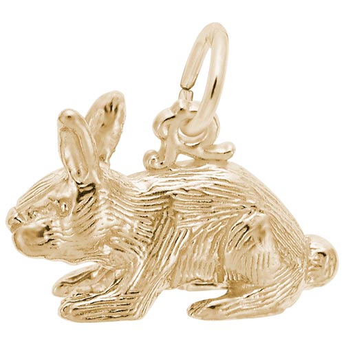 14k Gold Rabbit Charm by Rembrandt Charms