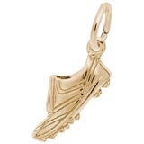 Gold Plate Golf Shoe Charm by Rembrandt Charms