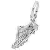 14K White Gold Golf Shoe Charm by Rembrandt Charms