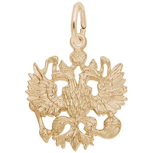 14K Gold Russian Eagle Charm by Rembrandt Charms 14K Gold Russian Eagle Charm by Rembrandt Charms