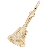 14K Gold Hand Bell Charm by Rembrandt Charms