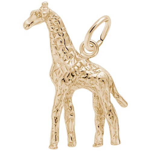 Gold Plate Giraffe Charm by Rembrandt Charms Gold Plate Giraffe Charm by Rembrandt Charms