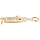 10K Gold Motor Boat Charm by Rembrandt Charms