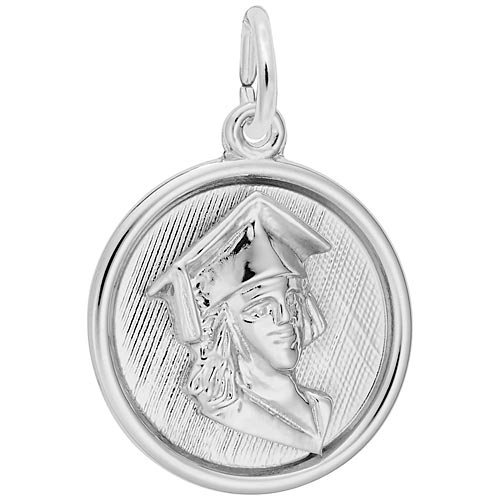 Sterling Silver Graduation Charm by Rembrandt Charms Sterling Silver Graduation Charm by Rembrandt Charms