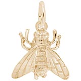 14K Gold Fly Charm by Rembrandt Charms