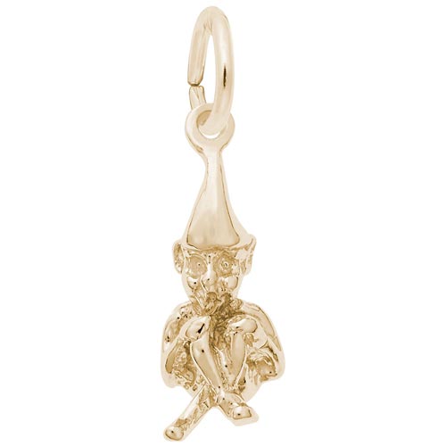 Gold Plate Leprechaun Charm by Rembrandt Charms Gold Plate Leprechaun Charm by Rembrandt Charms