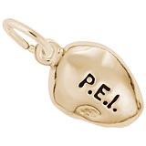 Gold Plate Prince Edward Is. Potato Charm by Rembrandt Charms