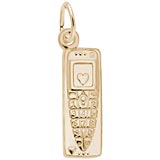 10K Gold Cell Phone Charm by Rembrandt Charms