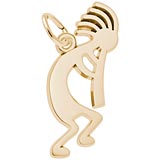 10K Gold Kokopelli Charm by Rembrandt Charms