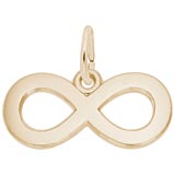 10K Gold Infinity Charm by Rembrandt Charms