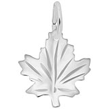 Sterling Silver Maple Leaf Charm by Rembrandt Charms