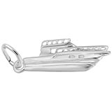 Sterling Silver Fishing Boat Charm by Rembrandt Charms