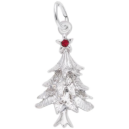 14K White Gold Christmas Tree Charm by Rembrandt Charms 14K White Gold Christmas Tree Charm by Rembrandt Charms