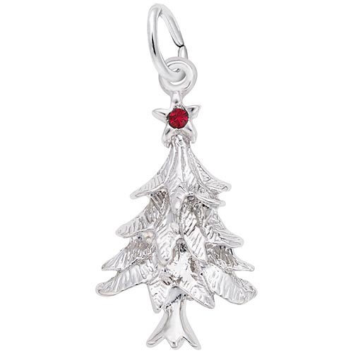 Sterling Silver Christmas Tree Charm by Rembrandt Charms
