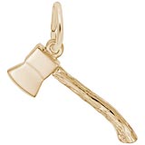 Gold Plate Axe Charm by Rembrandt Charms
