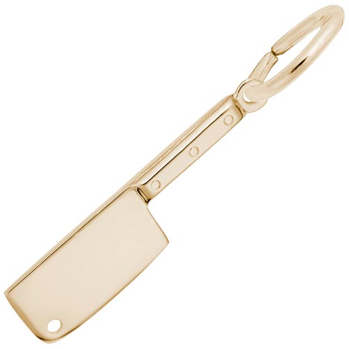 14K Gold Meat Cleaver Charm by Rembrandt Charms