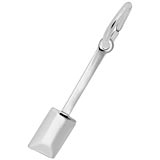 14K White Gold Cooking Spatula Charm by Rembrandt Charms