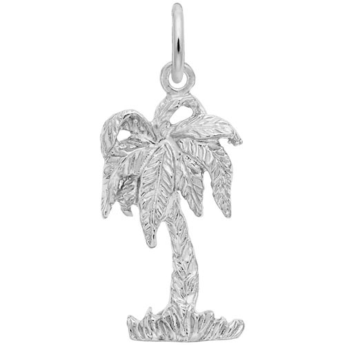 Sterling Silver Palm Tree Charm by Rembrandt Charms Sterling Silver Palm Tree Charm by Rembrandt Charms