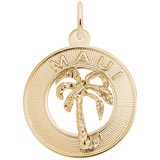 10k Gold Maui Palm Tree Charm by Rembrandt Charms