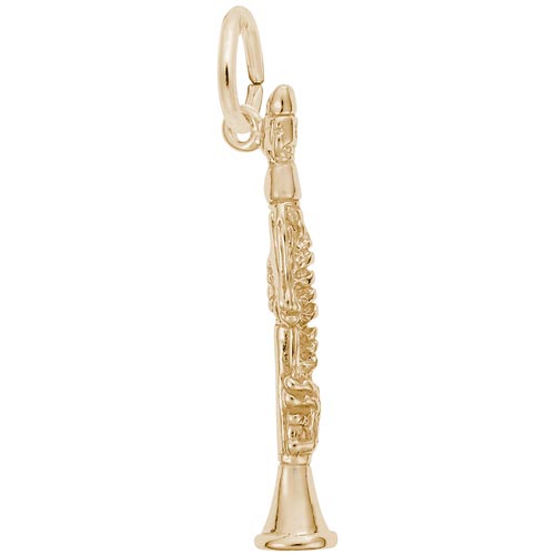 14K Gold Clarinet Charm by Rembrandt Charms