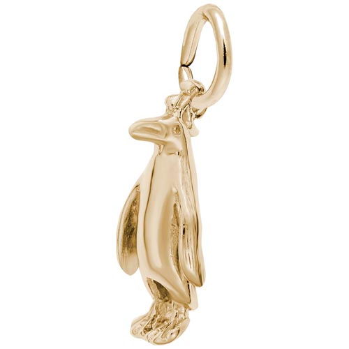 14K Gold Adelie Penguin Charm by Rembrandt Charms