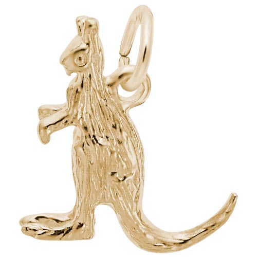 Gold Plate Kangaroo Charm by Rembrandt Charms