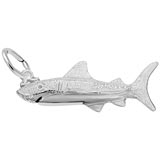 Sterling Silver Great White Shark Charm