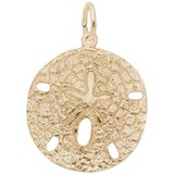 10k Gold Sand Dollar Charm by Rembrandt Charms