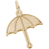 10K Gold Umbrella Charm by Rembrandt Charms