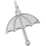 14K White Gold Umbrella Charm by Rembrandt Charms
