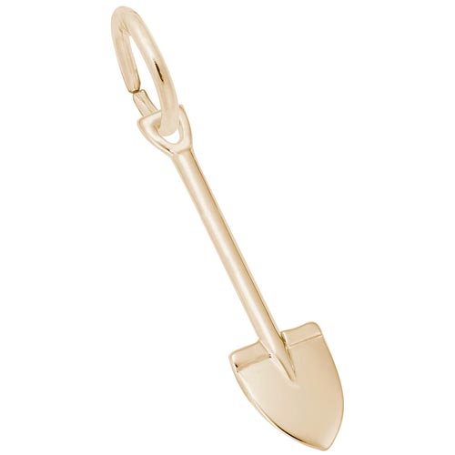 14K Gold Spade Charm by Rembrandt Charms