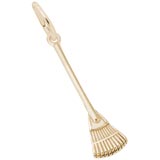 10K Gold Rake Charm by Rembrandt Charms