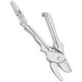 14K White Gold Pruning Shears Charm by Rembrandt Charms