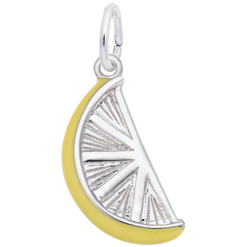 Sterling Silver Lemon Slice Charm by Rembrandt Charms Sterling Silver Lemon Slice Charm by Rembrandt Charms