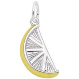Rembrandt Lemon Slice Charm, Sterling Silver