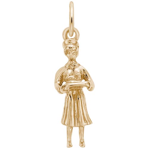 14K Gold Nurse Charm by Rembrandt Charms