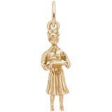 Gold Plate Nurse Charm by Rembrandt Charms