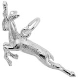 14k White Gold Antelope Charm by Rembrandt Charms
