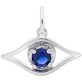 Sterling Silver Evil Eye Charm by Rembrandt Charms
