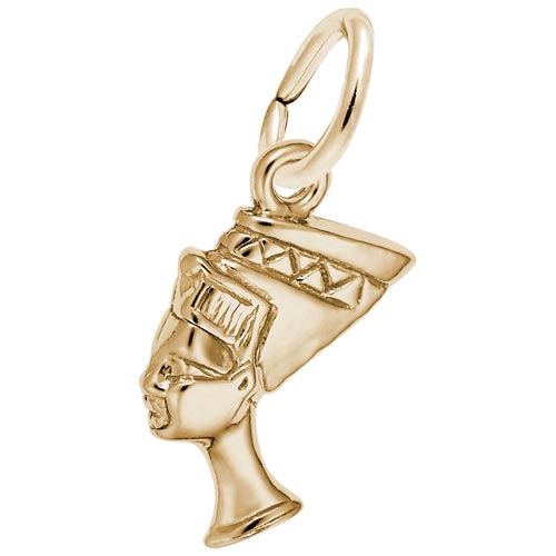 10K Gold Queen Nefertiti Charm by Rembrandt Charms