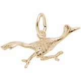 14K Gold Road Runner Charm by Rembrandt Charms