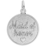 14K White Gold Maid of Honor