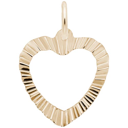 14K Gold Heart Charm by Rembrandt Charms 14K Gold Heart Charm by Rembrandt Charms