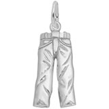 Sterling Silver Jeans Charm by Rembrandt Charms