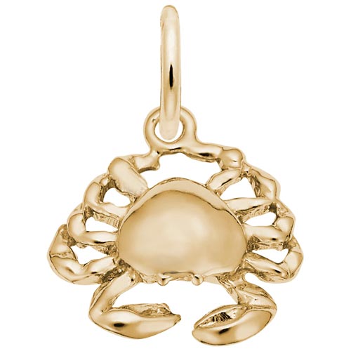14K Gold Crab Charm by Rembrandt Charms