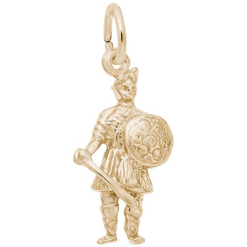 14k Gold Scott Warrior Charm by Rembrandt Charms