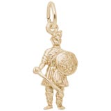 10K Gold Scott Warrior Charm by Rembrandt Charms