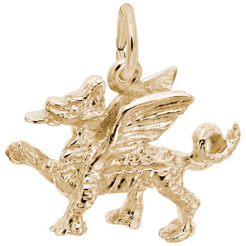 14K Gold Griffin Charm by Rembrandt Charms
